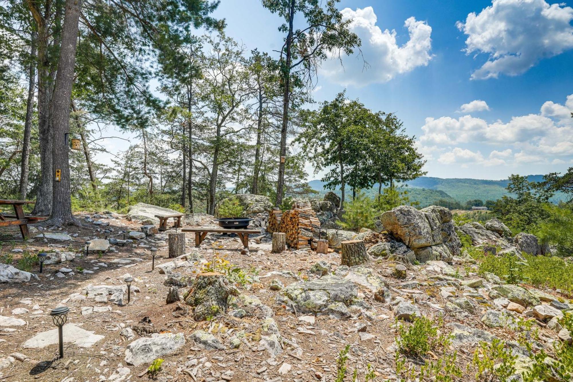 Upscale Cabin With Hot Tub And Deck In Wardensville! Exterior photo